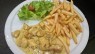 Poulet au Curry et Frites