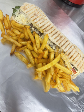 Steack/frites pressés