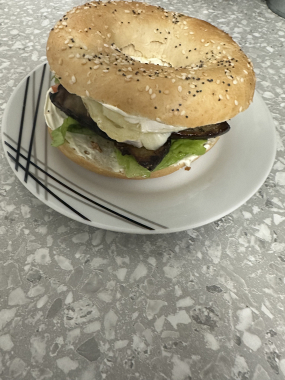 Bagel Aubergine/Chèvre