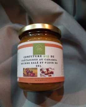 Confiture de châtaignes au caramel