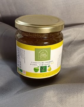 Confiture pomme poire verveine