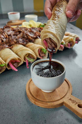 Mini Rind Schawarma Wraps