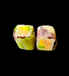 SPRING ROLL CHAIR DE CRABE AVOCAT