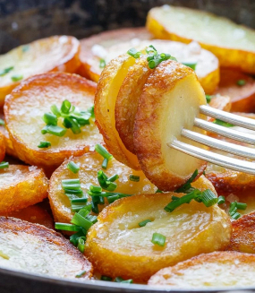 Bratkartoffeln mit Speck und Zwiebeln