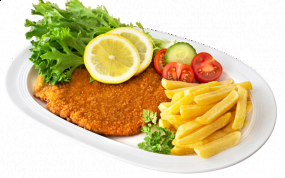 Hähnchen-Schnitzel mit Zingarasauce