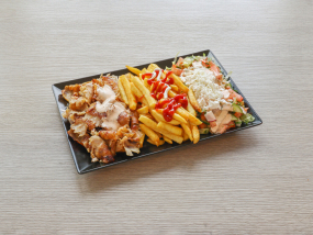 Döner Teller mit Kalbsdönerfleisch