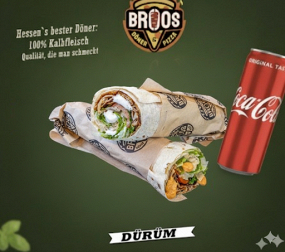 Dürüm mit Hähnchendönerfleisch