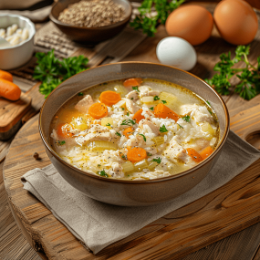 Ciorbă de pui a la grec / Csirkés csorbaleves