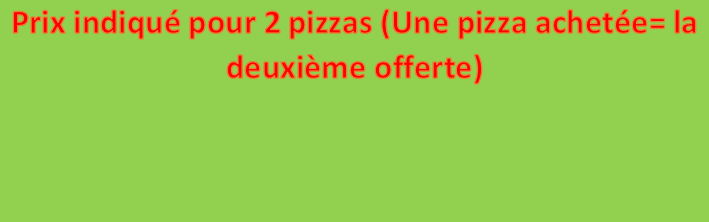 PIZZAS ARTISANALES BASE TOMATE