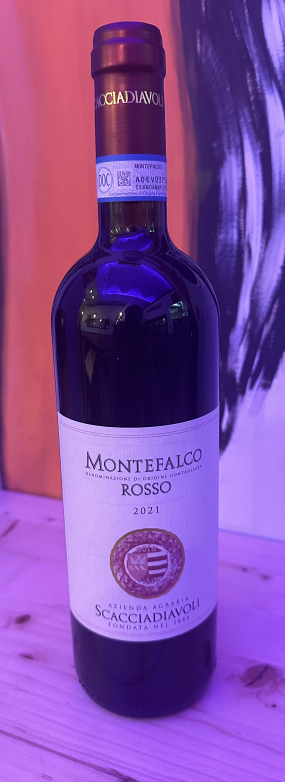 Vino rosso ( ScacciaDiavoli Montefalco 2021)