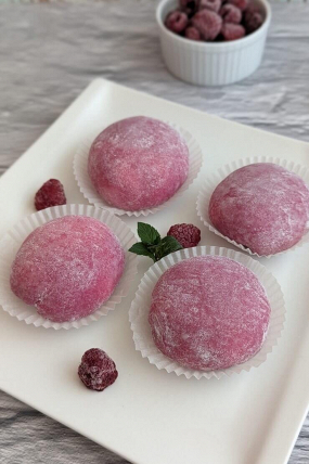 Mochi al lampone 