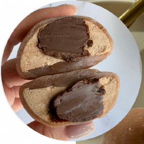 Mochi alla Nutella (fatti a mano)