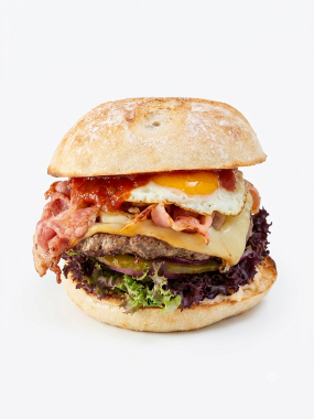 JAJKO I GOUDA BURGER 