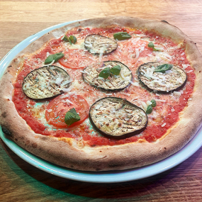 Pizza Parmigiana (vegetarisch)