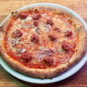 Pizza Salsiccia (piccante)