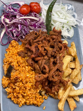 Șaorma de vită la farfurie/lipie 550 gr