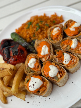 Șaorma de pui la farfurie/lipie 550 gr