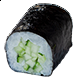 502. Gurken Maki (mit Sesam)