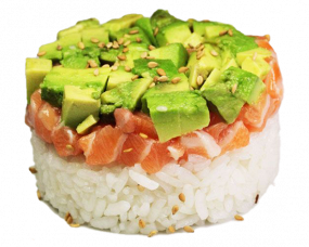 TARTARE SAUMON AVOCAT SESAME