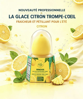 La glace citron trompe-l'oeil
