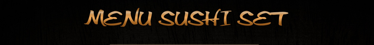 Menu Sushi Set