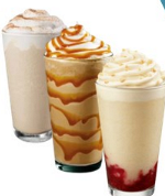 Ice strawberry latte