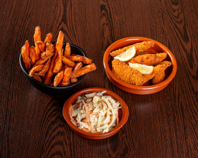 Crispy Chicken mit Coleslaw