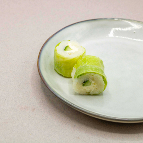 Green concombre cheese