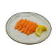 Sashimi saumon