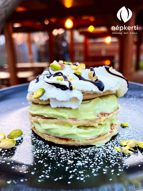 Pisztácia krémes amerikai palacsinta