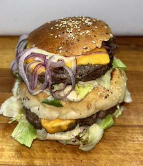 Big Pepe burger menu