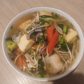 Pho Vege (tofu+warzywa+pierożki)