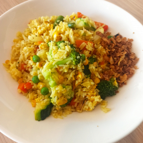 Ryż smażony z warzywami