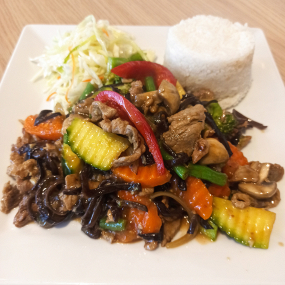 Wołowina z grzybami mun