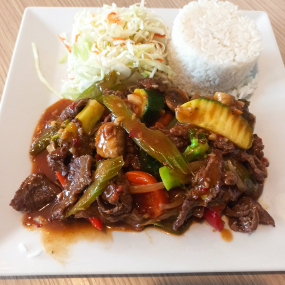 Wieprzowina w sosie pikantnym