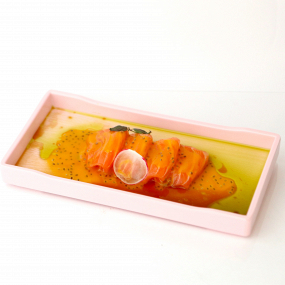X10. CARPACCIO SALMONE CHIA