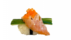 Flambierte Sake Nigiri