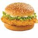 44. STRIPS BURGER (Obalovaný kuřecí stripsy,ledový salát,rajčata,okurka,dresing)