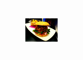 LAS VEGAS PULLED PORK BURGER