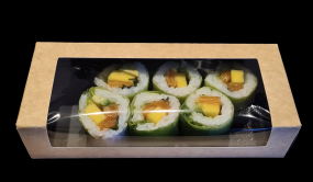 Spring rolls saumon mangue