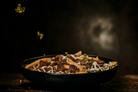 Frytki z orientalną wołowiną bulgogi