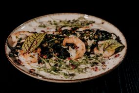 Makaron z krewetkami 