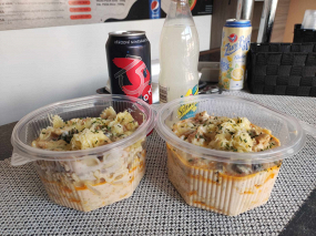 Farfalle s kuracím mäsom 