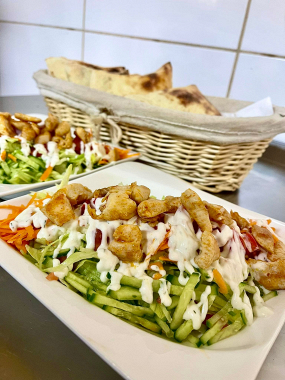 Americký šalát s grilovaným kuracím mäsom 