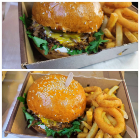 Burger s TRHANÝM MÄSOM /bravčové/  