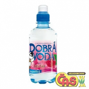 Dobrá voda neperlivá 0,33l malina / zálohovaná flaša/ 