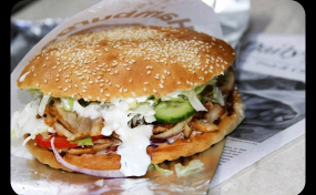 Kebab žemľa