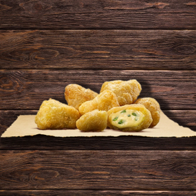 Syrové kúsky s jalapeños /pikantné/ + dressing