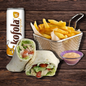 Chicken wrap v MENU