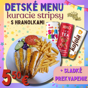 Detské MENU stripsy